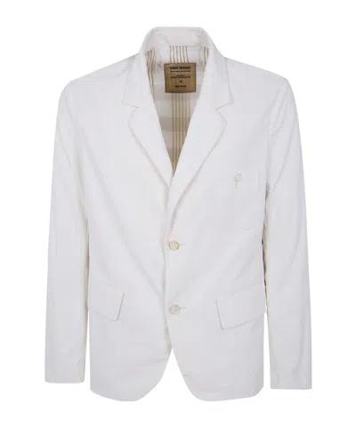 Uma Wang Long-sleeved Suit Jacket In White