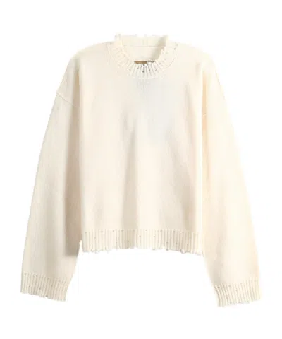 Uma Wang Long-sleeved Sweater In Neutral