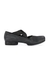 Uma Wang Leather Ballerinas In Black