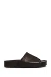 Uma Wang Man Black Sandals & Slides In Black