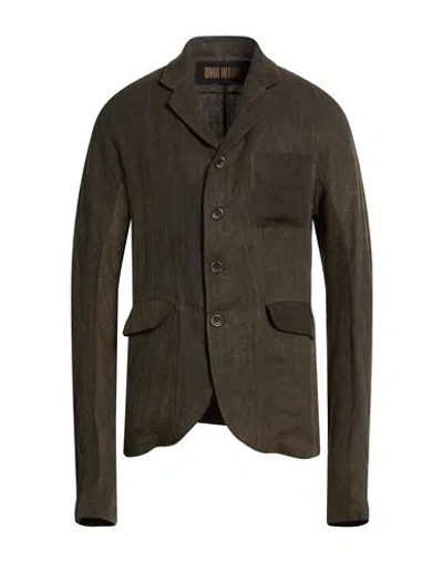 Uma Wang Man Blazer Beige Size Xl Linen In Brown