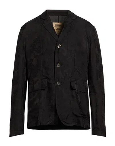 Uma Wang Man Blazer Black Size Xl Cupro, Viscose