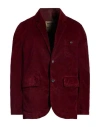 Uma Wang Man Blazer Brick Size Xl Cotton, Modal, Elastane In Red