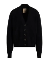 Uma Wang Man Cardigan Black Size M Wool, Polyamide, Cashmere, Elastane
