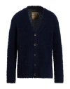 Uma Wang Man Cardigan Midnight Blue Size M Wool, Cashmere, Polyester, Elastane