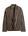 Uma Wang Brown Jester Jacket In Brown