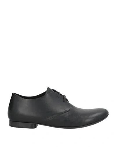 Uma Wang Man Lace-up Shoes Black Size 9 Calfskin