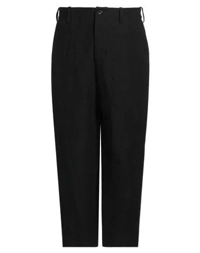Uma Wang Man Pants Black Size Xl Linen, Wool, Polyamide