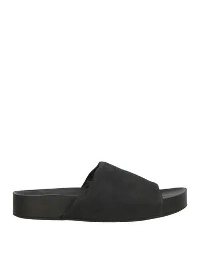 Uma Wang Man Sandals Black Size 9 Leather