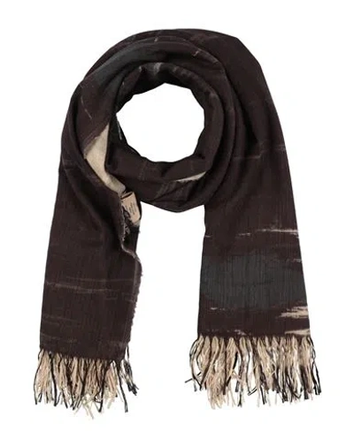 Uma Wang Man Scarf Sand Size - Virgin Wool In Beige