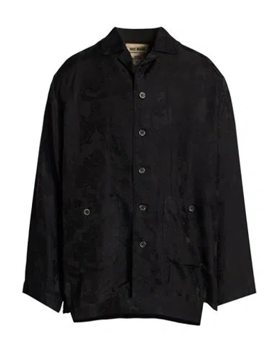 Uma Wang Man Shirt Black Size M Cupro, Viscose