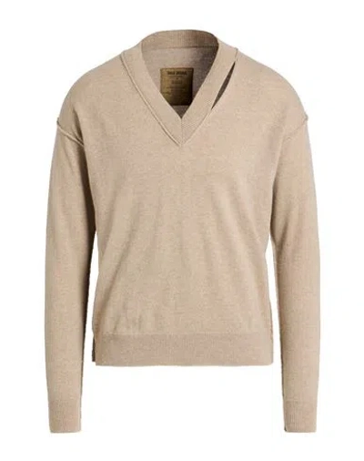 Uma Wang Man Sweater Beige Size L Cashmere In Animal Print