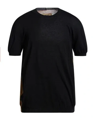 Uma Wang Man Sweater Black Size L Cotton, Silk