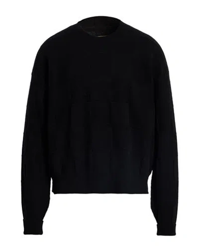 Uma Wang Man Sweater Black Size L Wool, Polyamide, Cashmere, Elastane