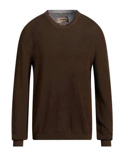 Uma Wang Man Sweater Brown Size M Cotton, Silk