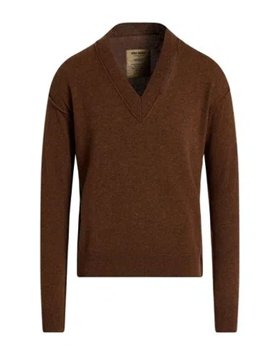 Uma Wang Man Sweater Brown Size S Cashmere In Multi