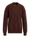 Uma Wang Man Sweater Brown Size S Wool, Polyamide, Cashmere, Elastane