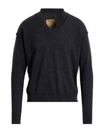 Uma Wang Man Sweater Charcoal Size M Cashmere In Multi