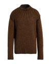 Uma Wang Man Sweater Khaki Size L Polyamide, Alpaca Wool, Wool In Brown