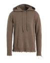Uma Wang Man Sweater Khaki Size M Cotton In Brown