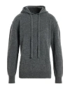 Uma Wang Man Sweater Lead Size M Wool, Polyamide, Cashmere, Elastane In Gray