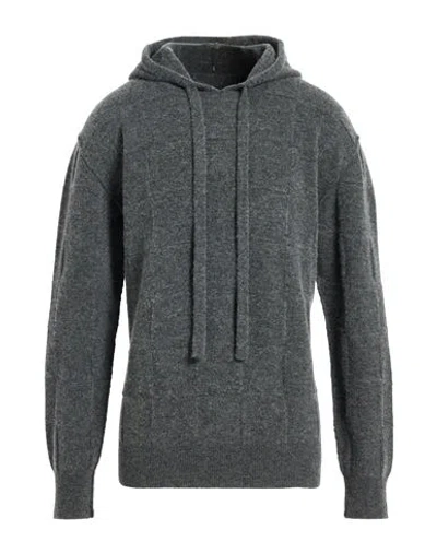 Uma Wang Man Sweater Lead Size M Wool, Polyamide, Cashmere, Elastane In Gray