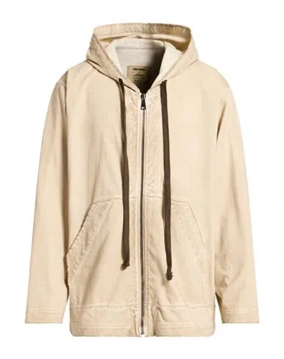 Uma Wang Man Sweatshirt Sand Size L Cotton In Brown