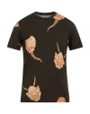 Uma Wang Man T-shirt Black Size M Cotton, Elastane In Black