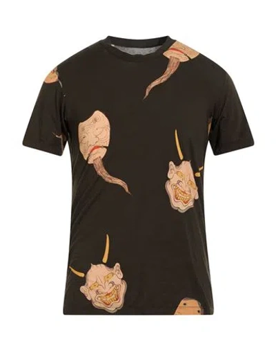 Uma Wang Man T-shirt Black Size M Cotton, Elastane