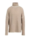 Uma Wang Man Turtleneck Beige Size L Polyamide, Alpaca Wool, Wool In Nude