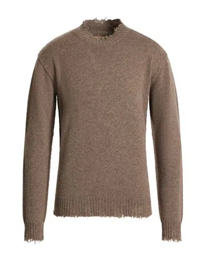 Uma Wang Man Turtleneck Khaki Size L Cashmere In Brown