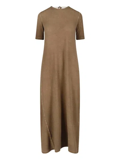 Uma Wang Maxi Dress In Blue