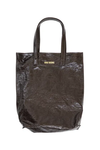 Uma Wang Medium Case Canvas In Brown
