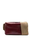 Uma Wang Medium Leather Shoulder Bag In Red