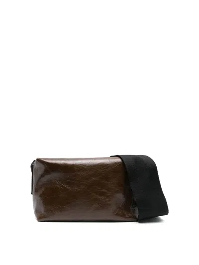 Uma Wang Medium Shoulder Bag In Brown