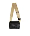 Uma Wang Medium Leather Shoulder Bag In Black