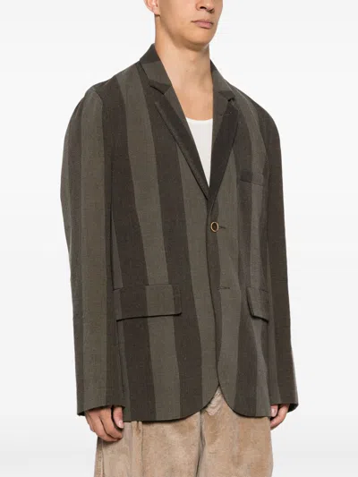 Uma Wang Jacal Jacket In Gray