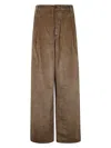 Uma Wang Men's New Pants In Brown