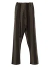 Uma Wang Belt-loop Casual Pants In Grey