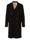 Uma Wang Riccardo Coat In Black