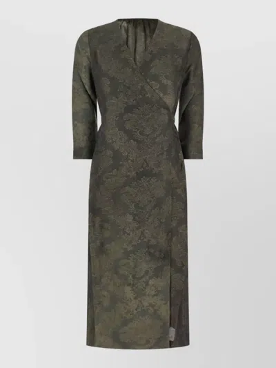 Uma Wang Midi Dress In Green