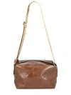 Uma Wang Rectangular Shoulder Bag Adjustable Strap In Brown