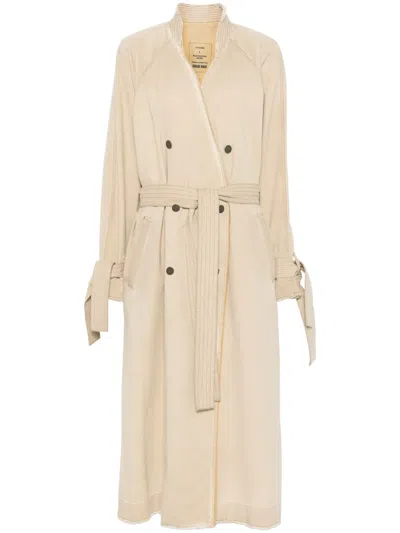 Uma Wang New Coat In Nude