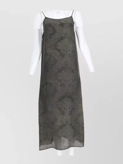 Uma Wang Strap Dress In Black