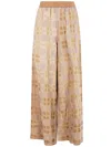 Uma Wang Elasticated Waistband Checked Trousers In Brown