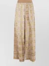 Uma Wang Elasticated Waistband Checked Trousers In Neutral