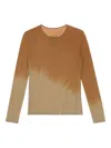 Uma Wang Ombre-effect Long-sleeve T-shirt In Brown