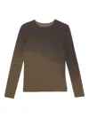 Uma Wang Ombre-effect Long-sleeve T-shirt In Brown