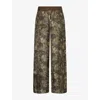 Uma Wang Pansy Pants In Green Grey