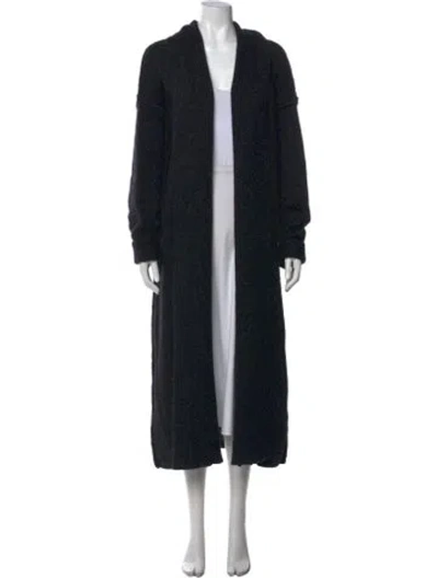 Pre-owned Uma Wang Open Front Sweater In Black